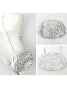 Fifth Avenue Handbags Vintage Patchwork Convertible Clutch Crossbody Bag